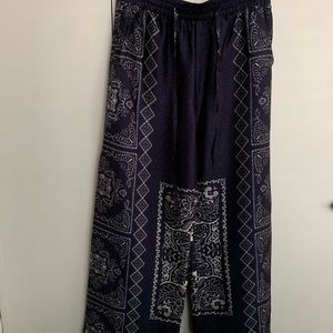 Zara wide leg flowing pants